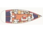 Beneteau Cyclades 43.3 Layout