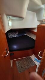 Aft port double bed ensuite cabin.