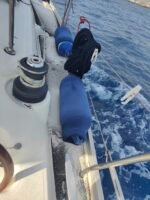 Sailing under the ash clouds of the erupting Etna volcano has its drawbacks.