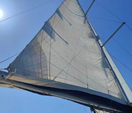 The main sail.