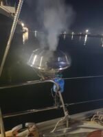 The cockpit gas barbeque.