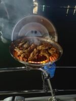 The cockpit gas barbeque.