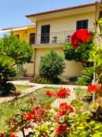 The Main Villa has about 300sqm laid over two stories, surrounded by terraces and boasting all modern and "future proof" energy efficient comfort (battery backed solar power plant, full house climate controll heat pumps and supplemental water extraction and treatment), and is split into guest and private quarters. It is surrounded by beautiful gardens populated, amongst others, with several varieties of lemon, orange, figue, pommegranate and olive trees as well as a more exotic palm trees and Mosteras and a majestic "living fosil" Norfolk Pine. Hedges, carpets and patches of jasmin, ivy, capers and various cactii and other flowering and medicinal plants complement the garden. It's a luxurious island of beauty with an almost tropical feel, particularly in the winter and spring, on the edge of the small and beautiful UNESCHO Heritage town of Scicli.
