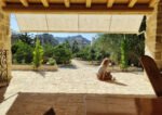La Loggia, where you can enjoy a morning coffe bathing in the sun with a magnificent view of the San Matteo Church on top of the mountain or the romantic ruin of the Convento di Sant Antonino right next to the house (XIII-XIV century).