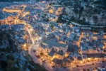 Night panorama of Scicli.